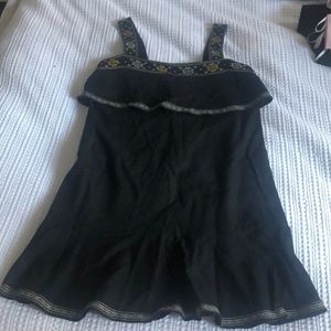 Black summer sun dress